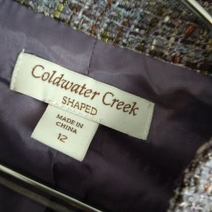 BLAZER Brand new COLDWATER CREEK jacket blazer NWT 12